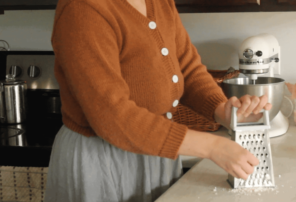 grating castile soap