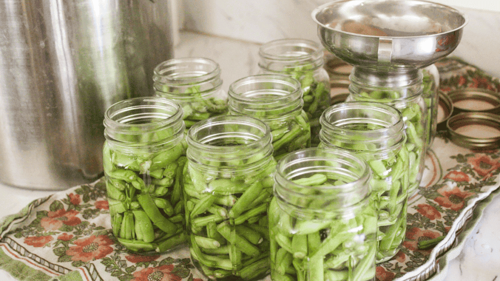 Raw Pack Method for Green Beans