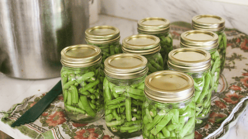 Canning Green Beans at Home