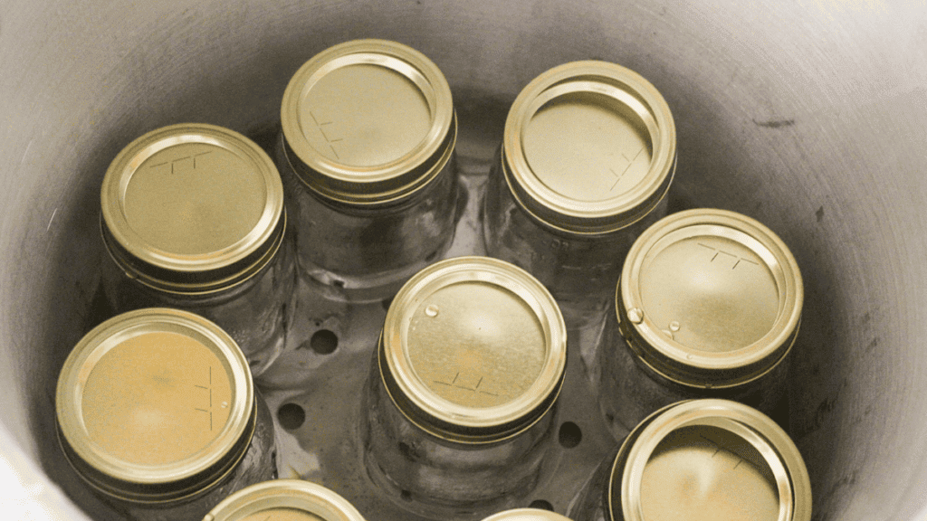 Canning Jars in Pressure Canner